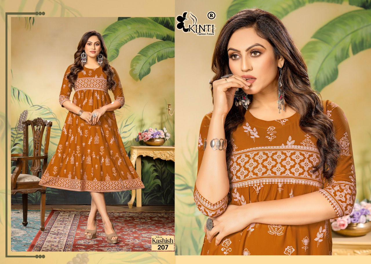 Kashish Vol 2 By Kinti Long Designer Kurtis Catalog